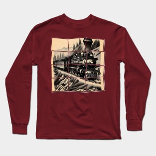 Steam train Long Sleeve T-Shirt